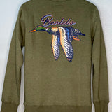Mallard Duck Olive Sweatshirt Unisex