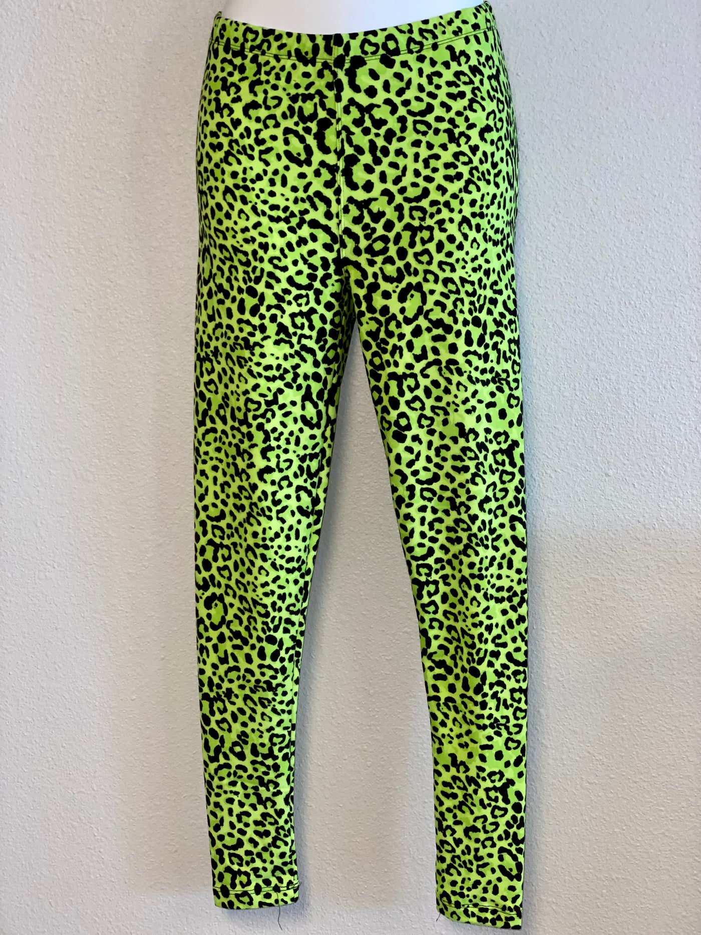Green Animal Print Leggings