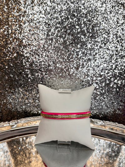 Plank Enamel Bangle