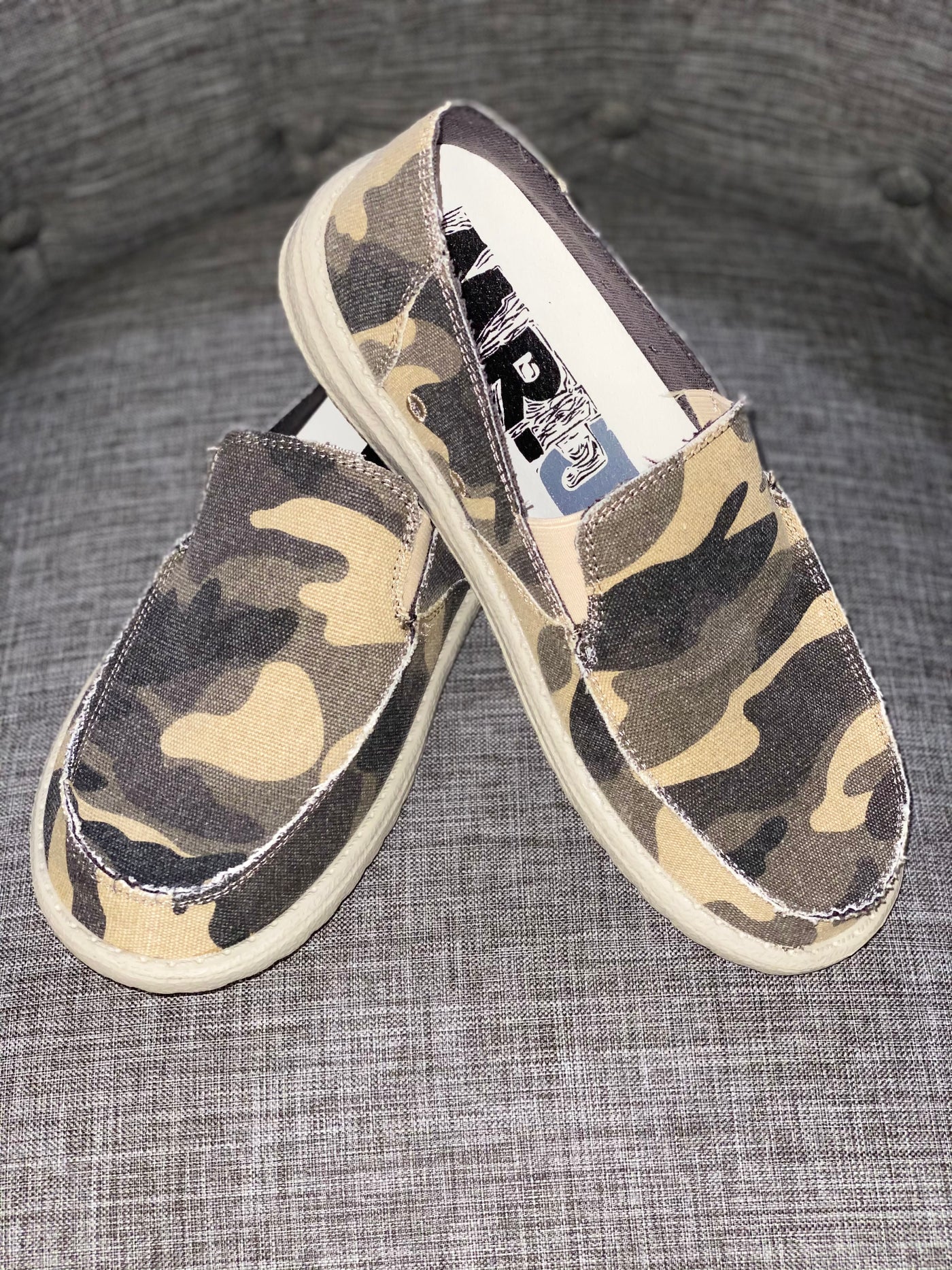 Jon Green Camo Slip On Unisex