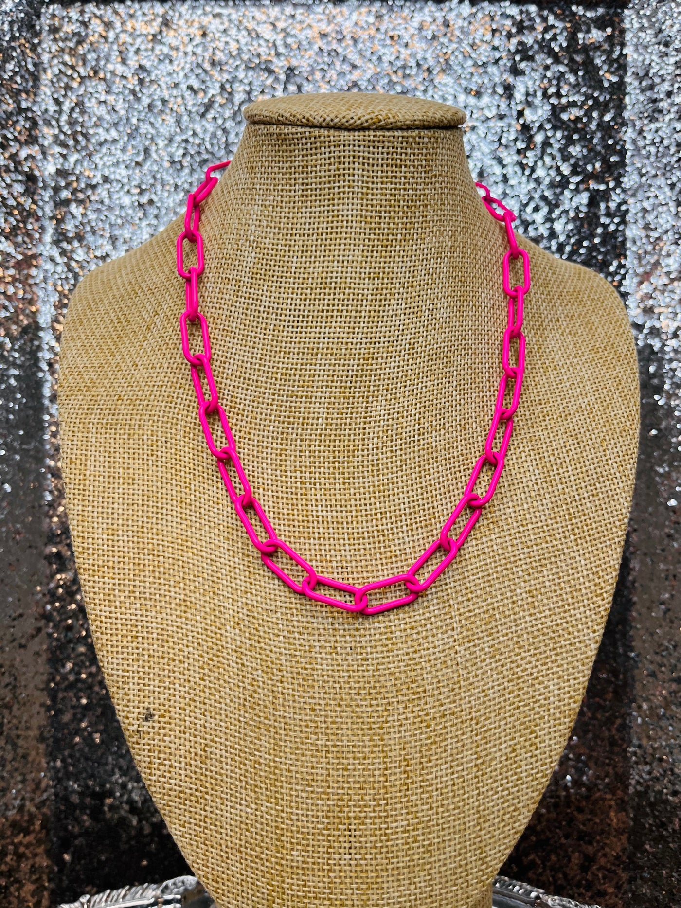 Track Enamel Necklace