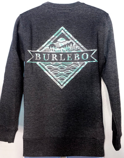 Camo Logo Black Sweatshirt Unisex