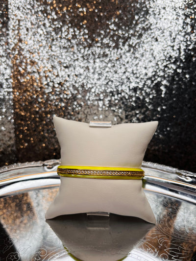 Plank Enamel Bangle