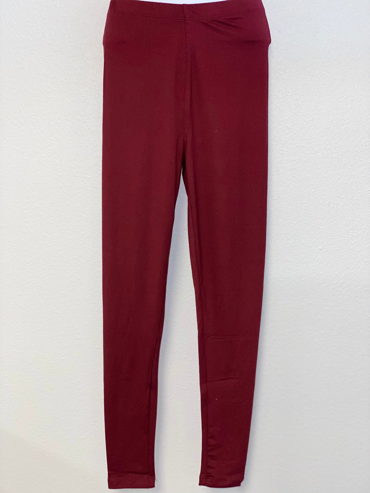 Dark Burgundy Leggings