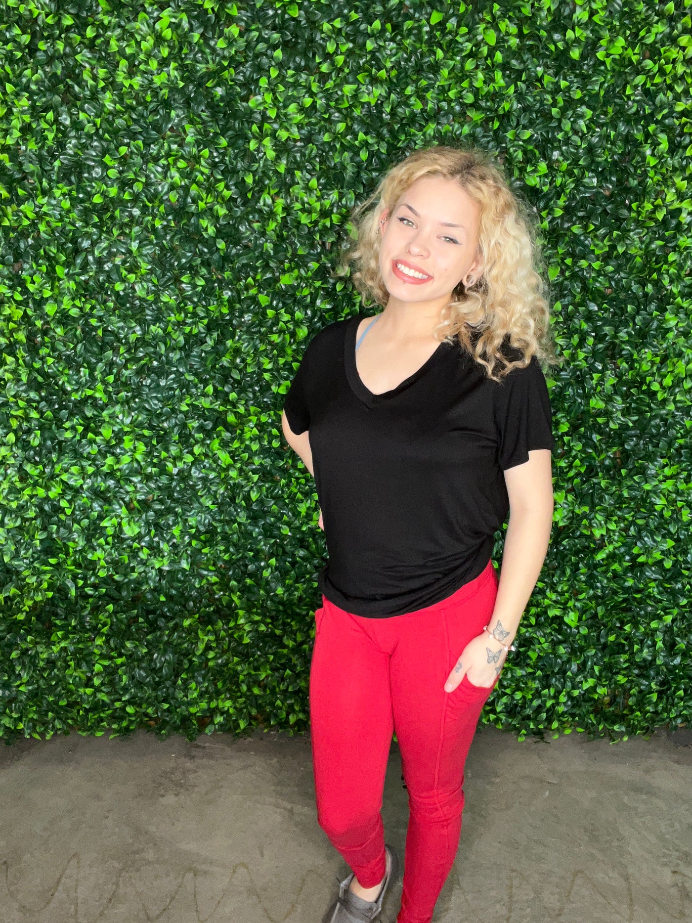 Dark Red Leggings