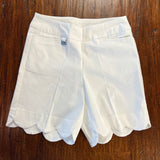 White Scallop Short