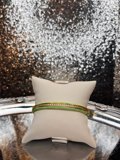 Plank Enamel Bangle