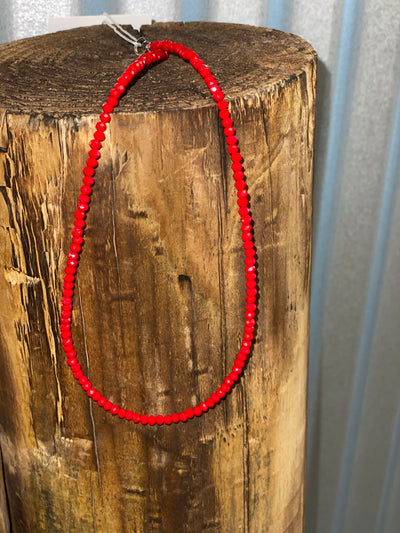 Small Crystal Beaded Chokers