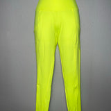 Neon Lime Leggings w/ Pockets