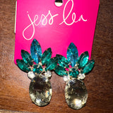 Pineapple Gem Earrings