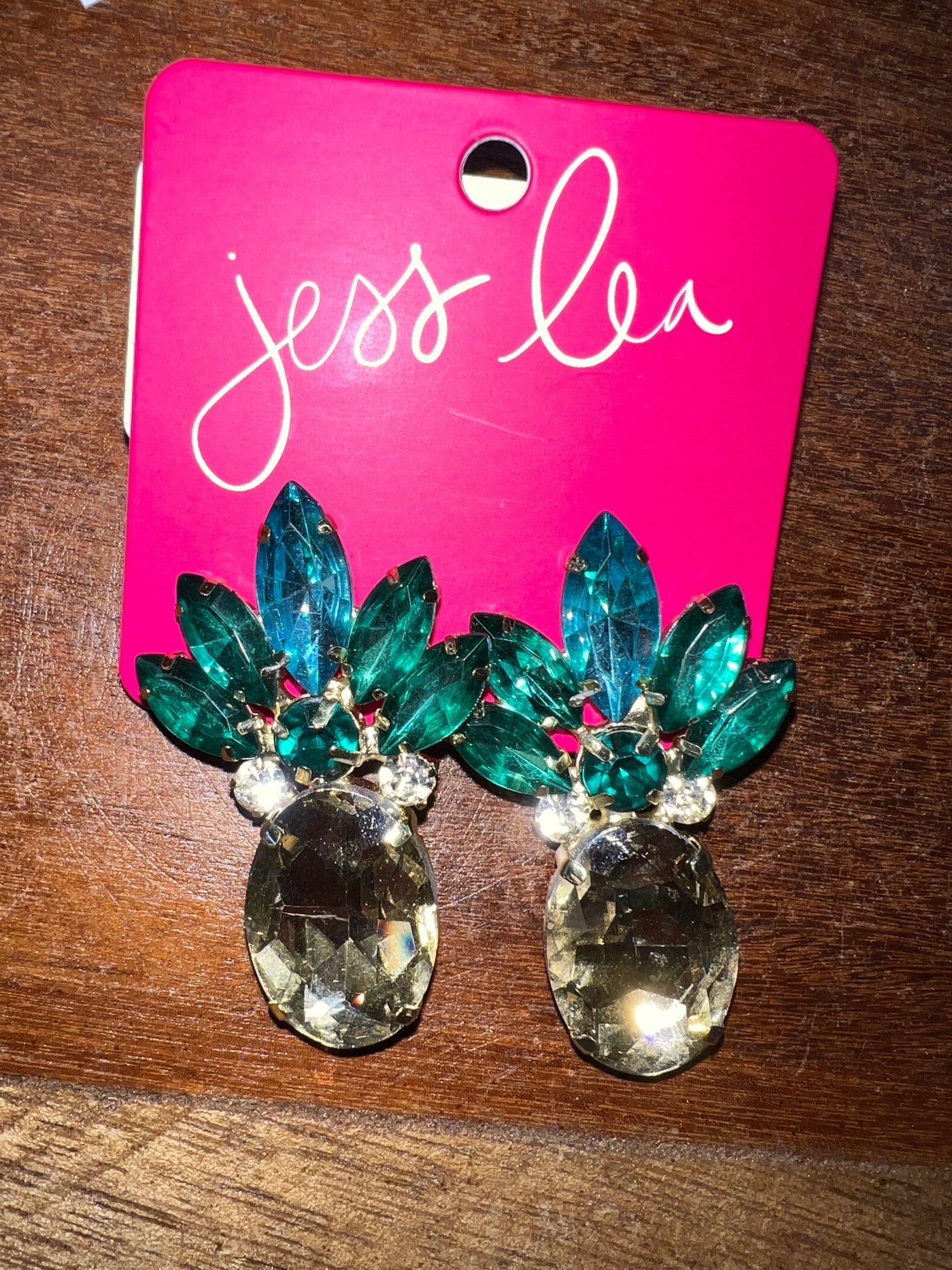 Pineapple Gem Earrings