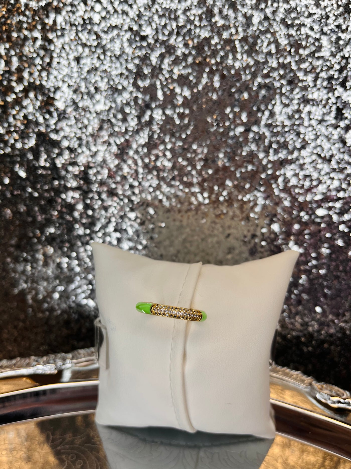 Hammock Enamel Ring