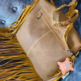 American Darling Braid Strap Leather Bag