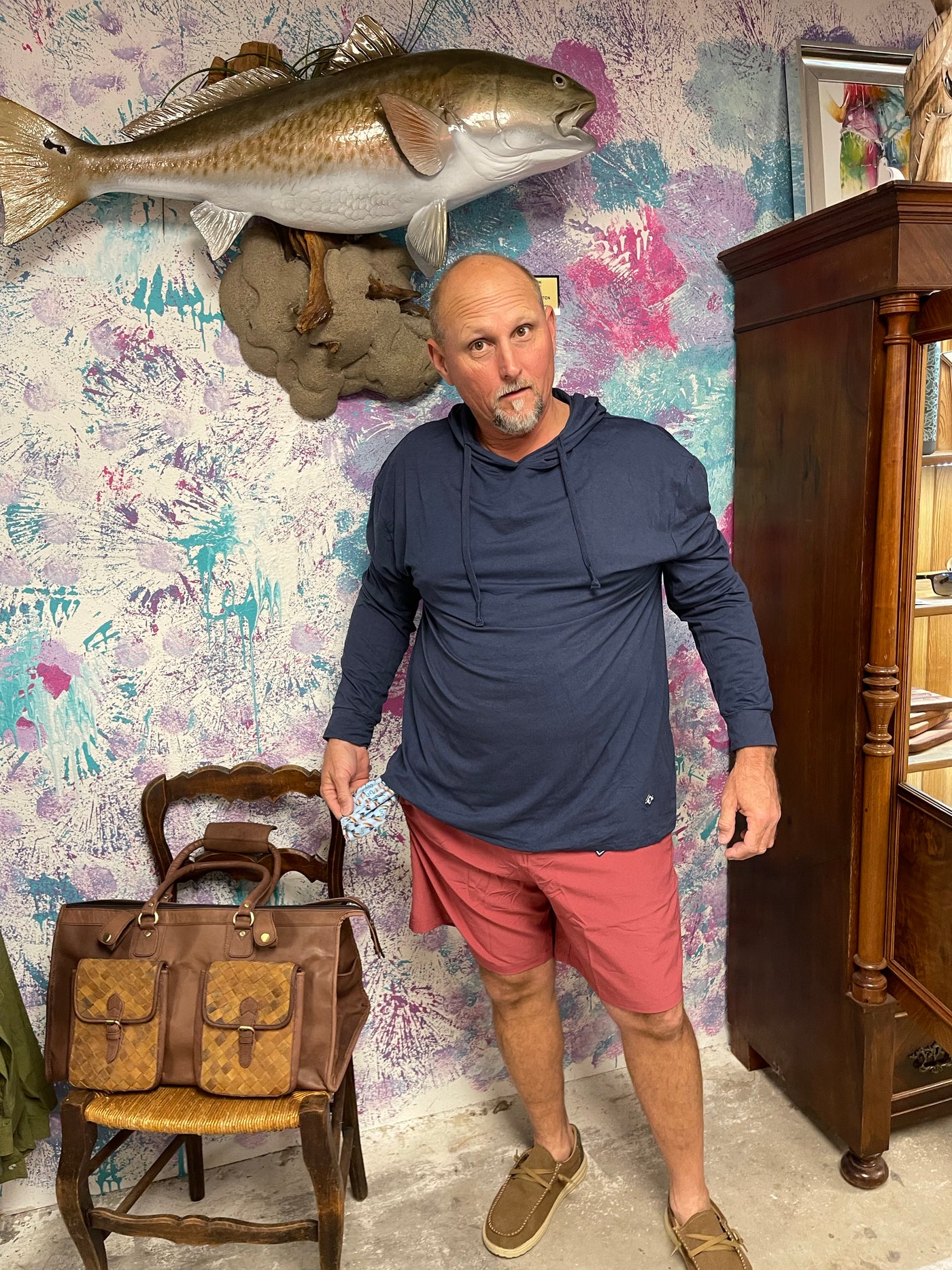 Earth Red Shorts w/Fly Pocket