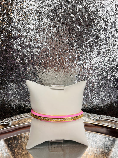 Plank Enamel Bangle