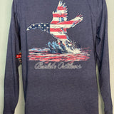 Patriotic Duck Long Sleeve Shirt