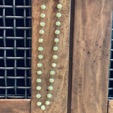 Beaded Crystal Linked Collar Necklace