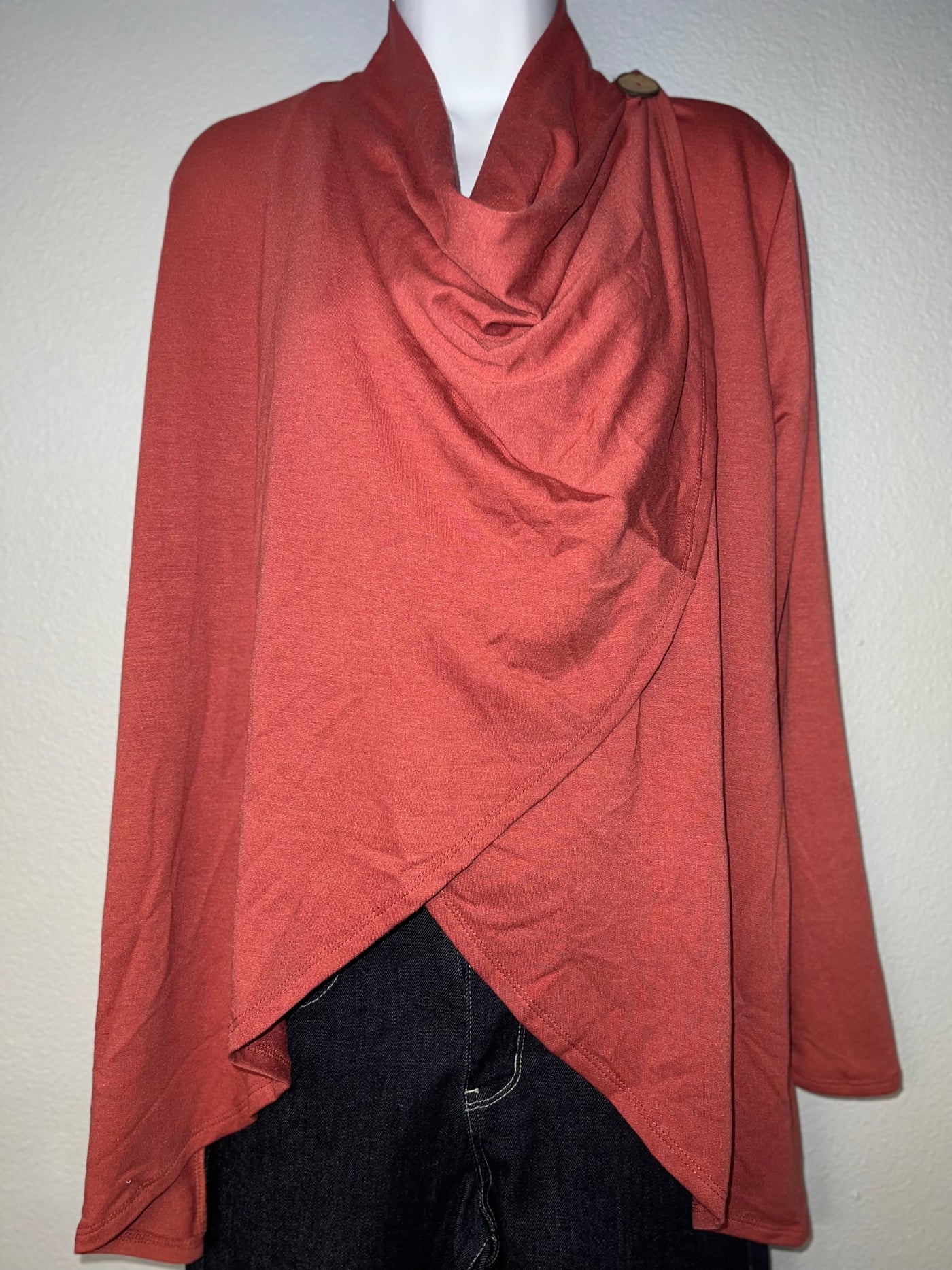 Long Sleeve Mauve Kimono