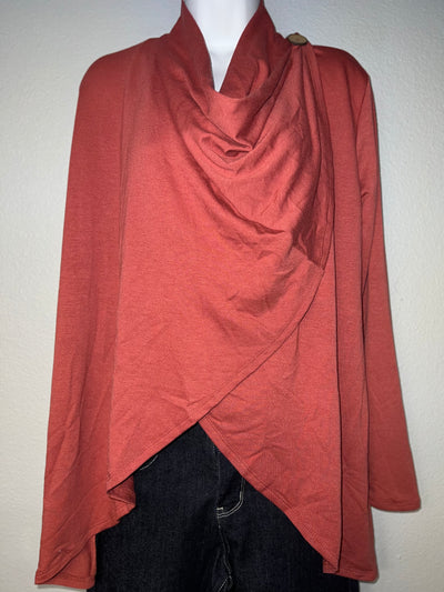 Long Sleeve Mauve Kimono