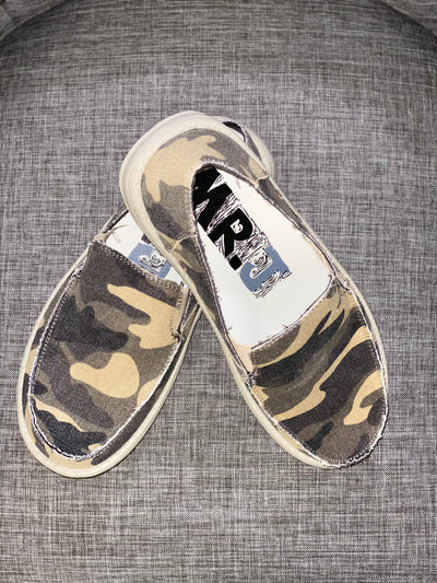 Jon Green Camo Slip On Unisex