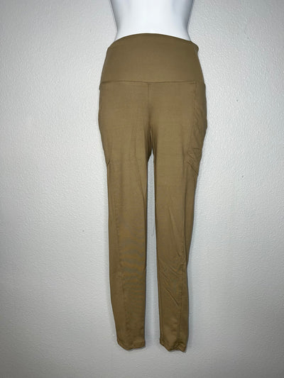 Khaki Leggings with Pockets