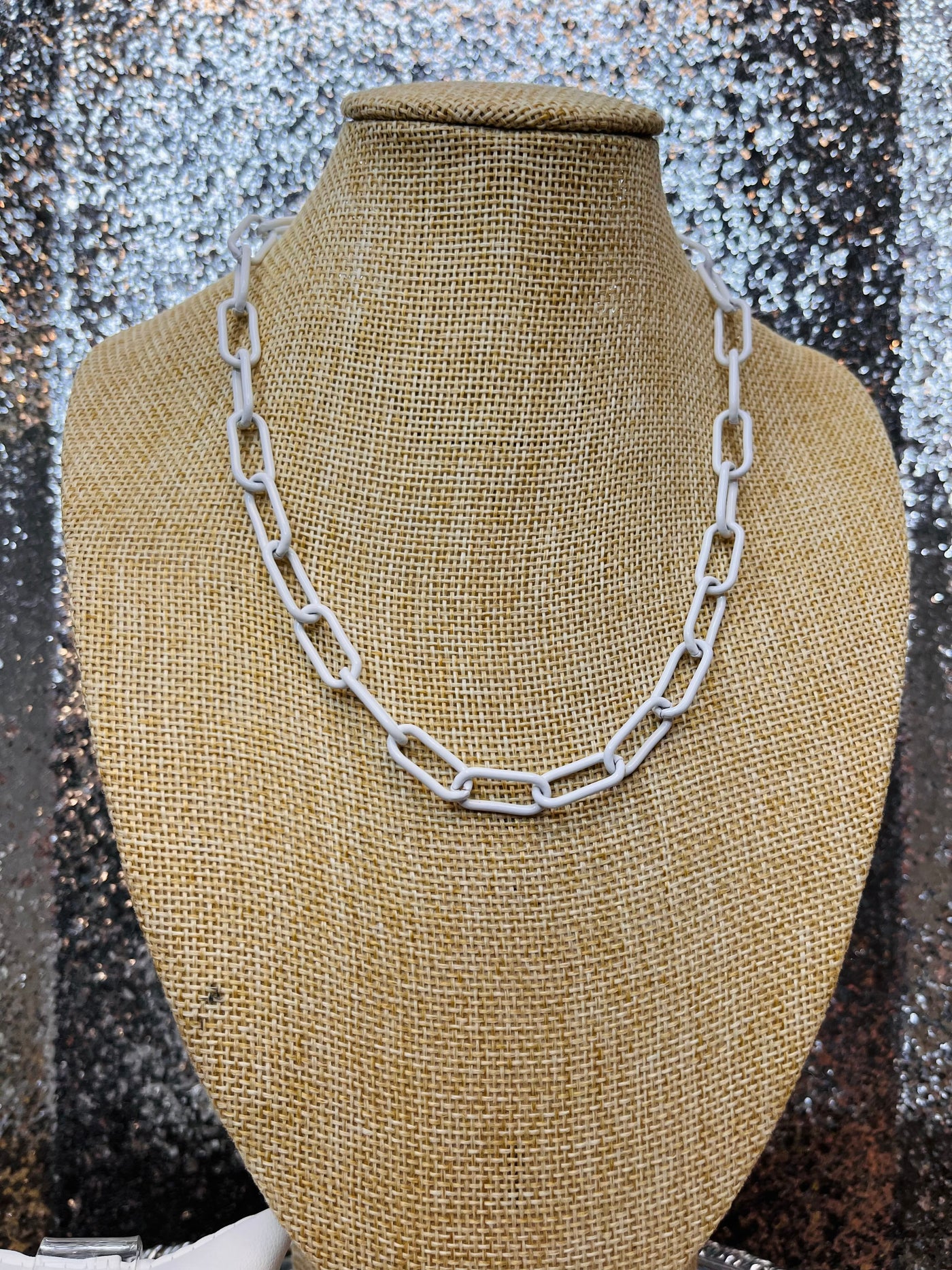 Track Enamel Necklace